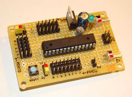 atmega8 mcu board