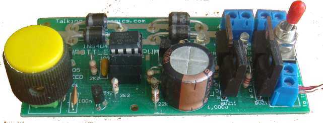 Throttle PWM Iso A