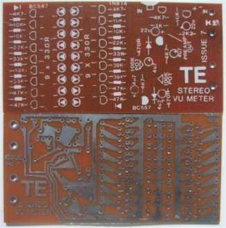 Stereo VU Meter PCboard