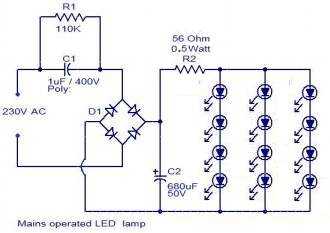 MainsLEDlamp 2