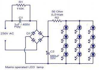 MainsLEDlamp 2