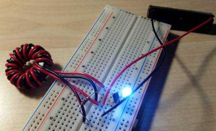 JouleThief Breadboard