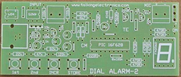 DialAlarm2 PCB